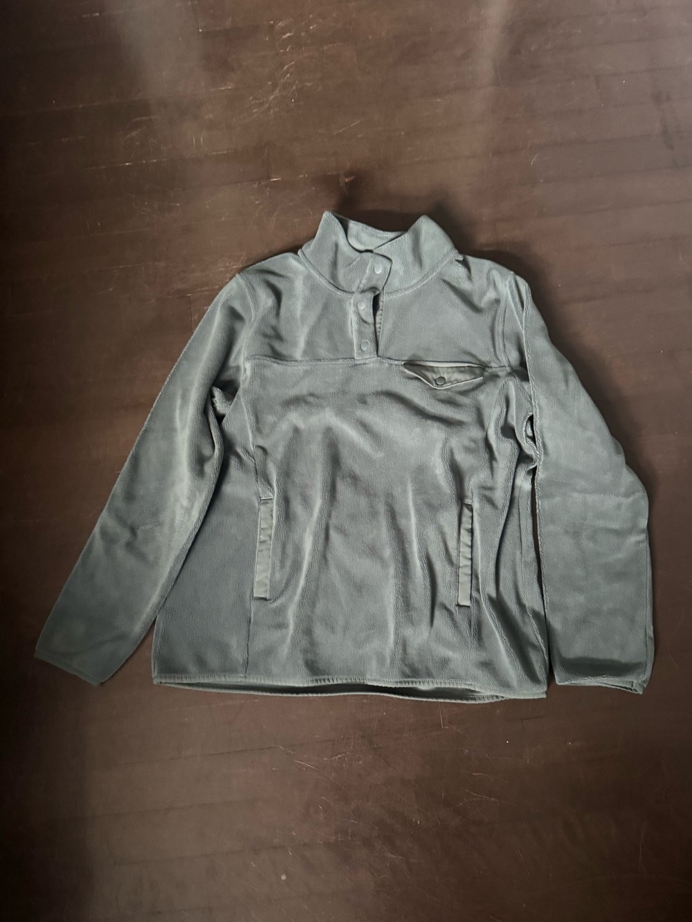 Women's Quarter-Snap Fleece Pullover Sweater - Teal